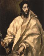 El Greco St Bartholomew oil painting on canvas